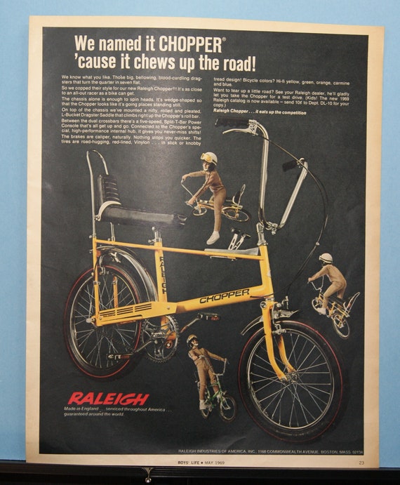 Art Raleigh Chopper Bike - Etsy 