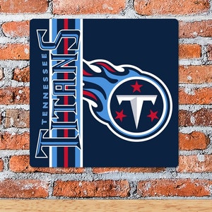 Officially Licensed NFL 3D Logo Series Wall Art - 12 x 12 - Titans