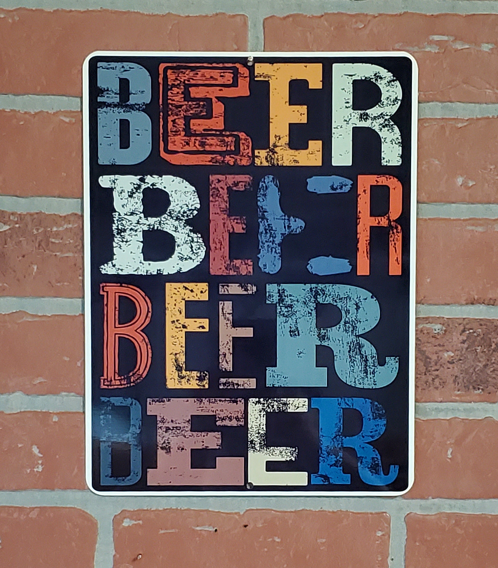 Vintage Metal Sign Beer Sign for the Bar, Man Cave, or She-shed - Etsy