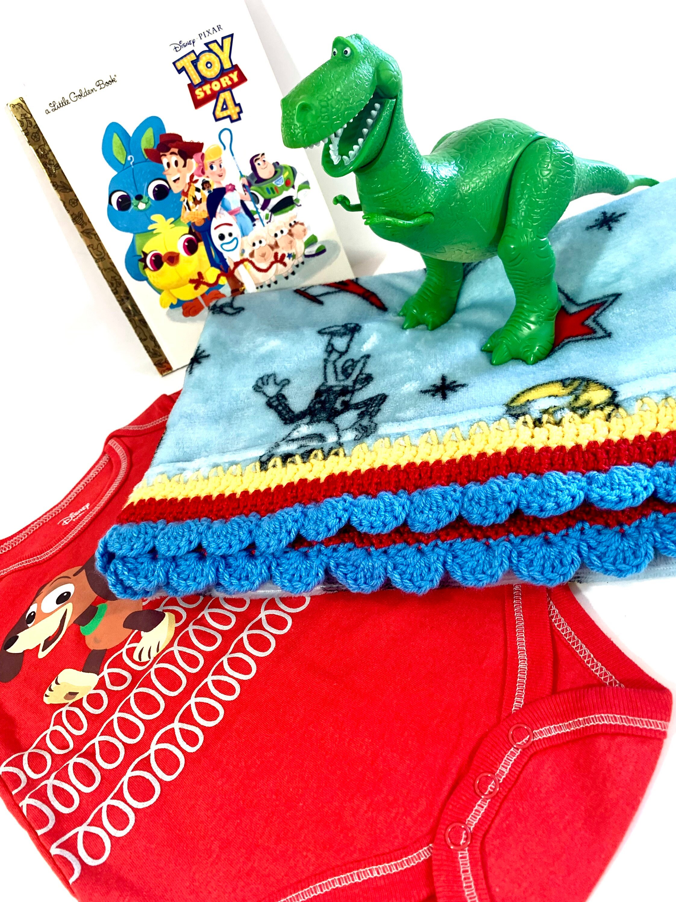 Disney Toy Story Crochet Baby Blanket Gift Set 3 Piece Etsy