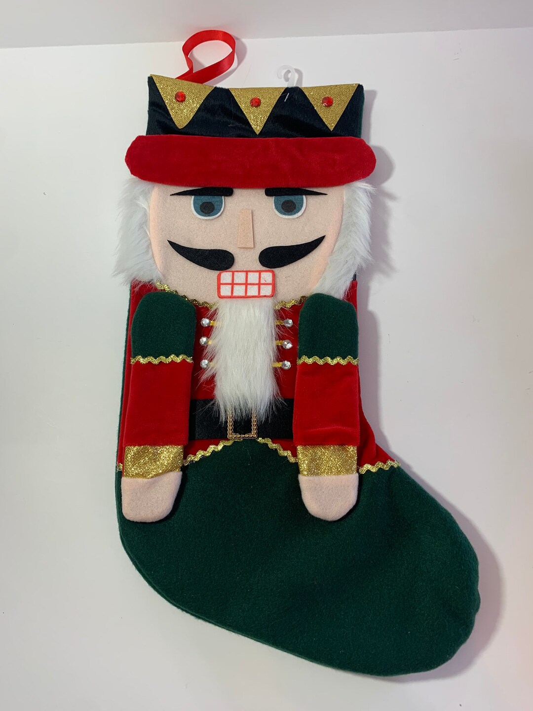 Nutcracker Fleece 19 Inch Christmas Stocking Personalized Etsy