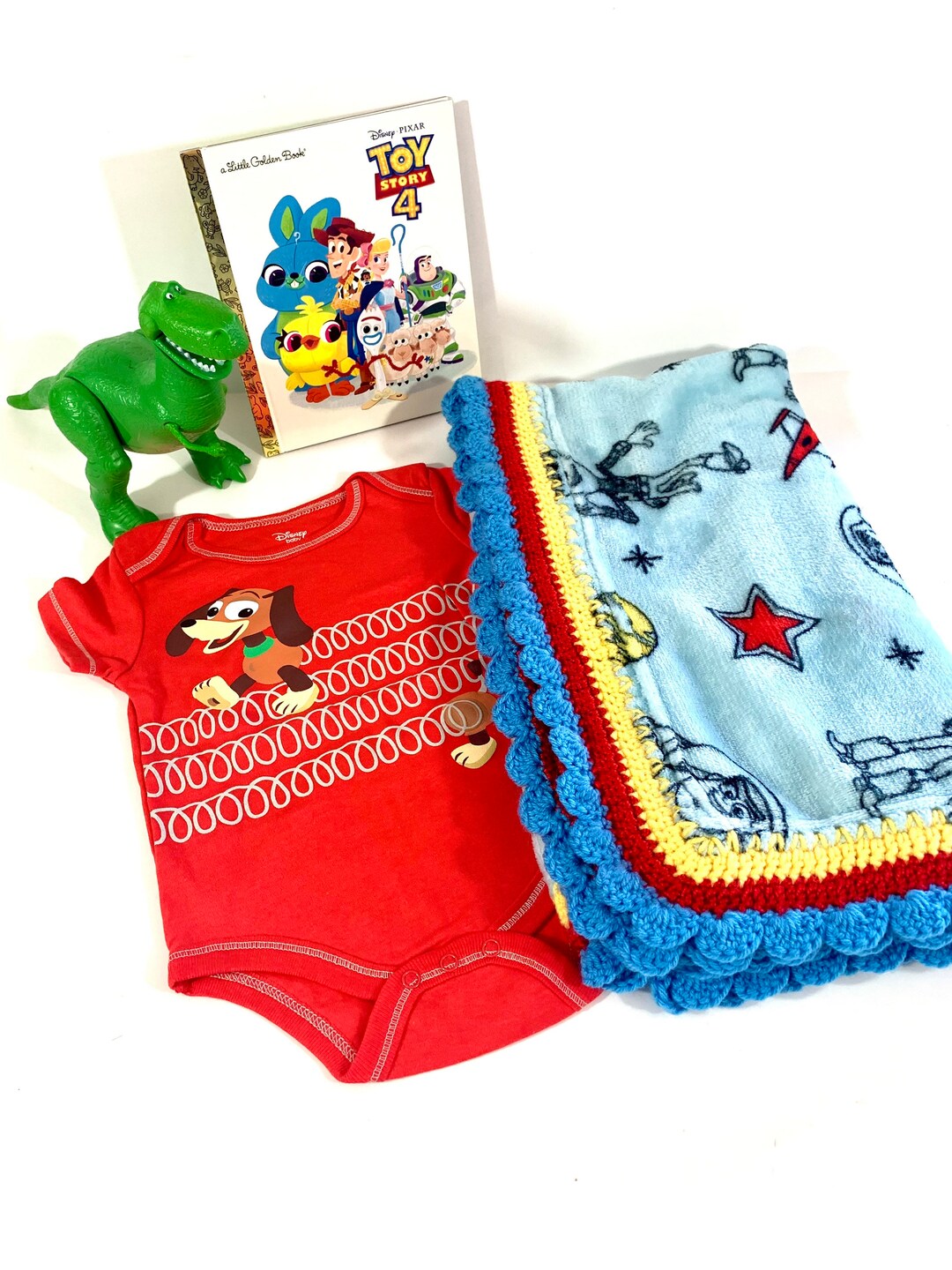 Disney Toy Story Crochet Baby Blanket Gift Set 3 Piece Etsy