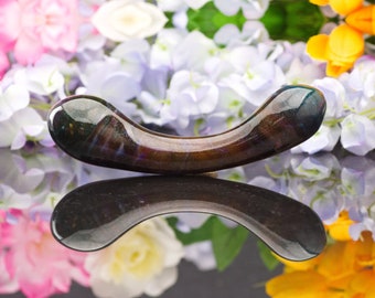 Glass Dildo / Spot massager - Supernova - Erotic Glass Art by Simply Elegant Glass