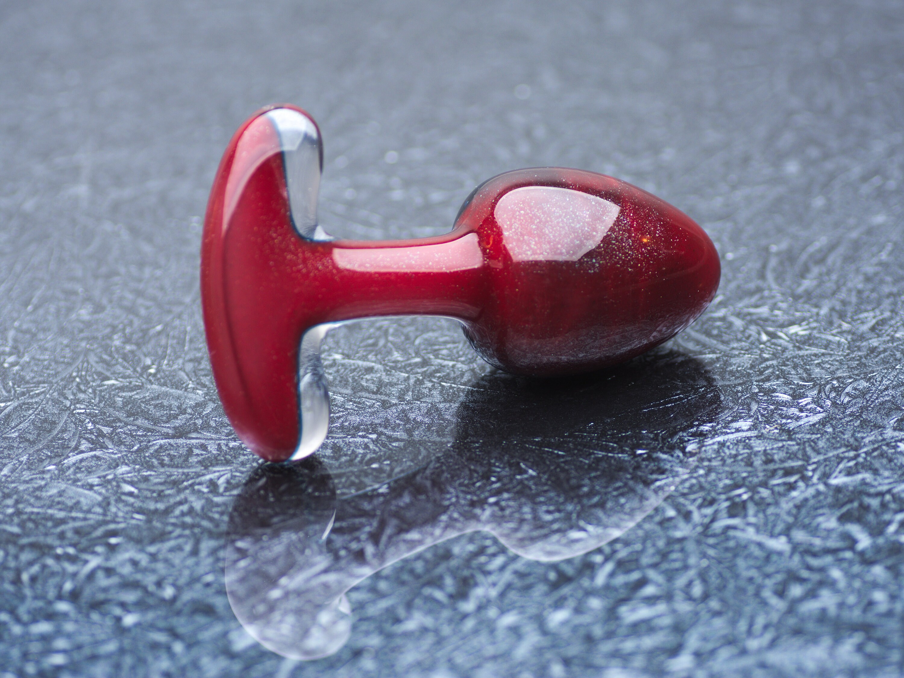 Glass Anal Plug Large Hephaestus