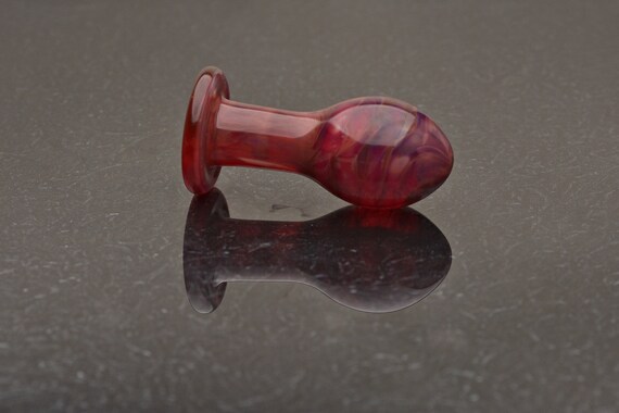 Glas Butt Plug - Medium - Violet Karneol Marmor - Body-Safe Glas Sex Toy / Anal  Plug - Glas Toy von Simply Elegant Glass - Etsy.de