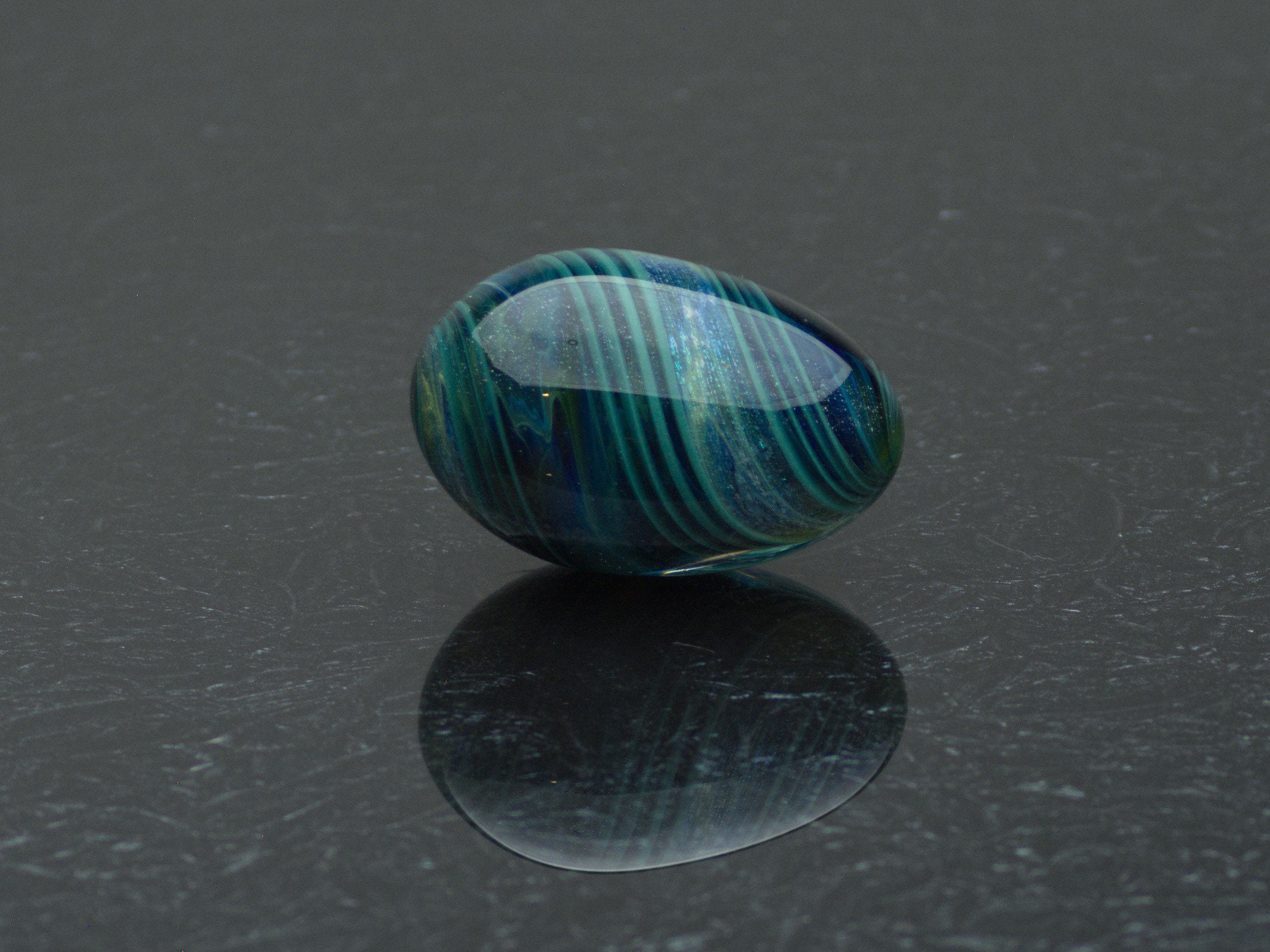 Glass Kegel Egg - Enchanted Waters