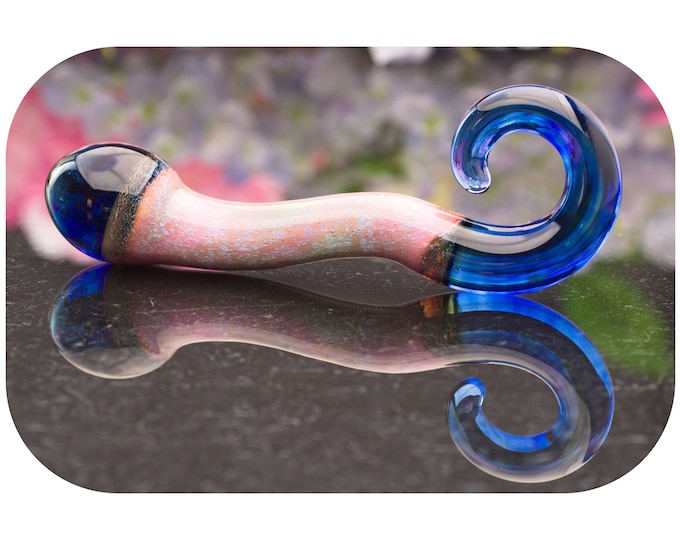 Glass Dildo / Spot massager - Fairywave - Erotic Glass Art by Simply Elegant Glass