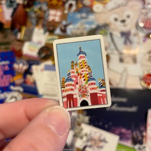 25th Anniversary Cake Castle Mini Sticker