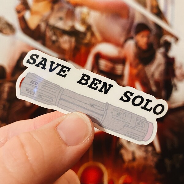 Ben Solo Vinyl Sticker