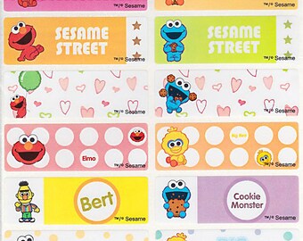 Elmo name tags | Etsy