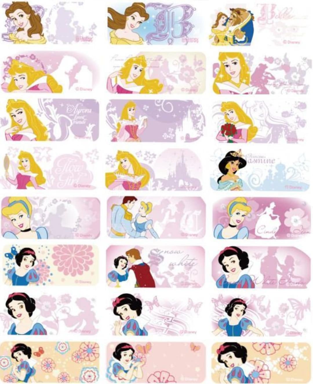 Disney Frozen Medium Personalized Name Labels $8.99 l Rainbow Labels