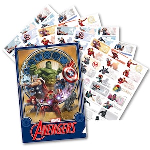 48/96 The Avengers Personalisiertes Namensetiketten-Aufkleber (30 * 13 mm)