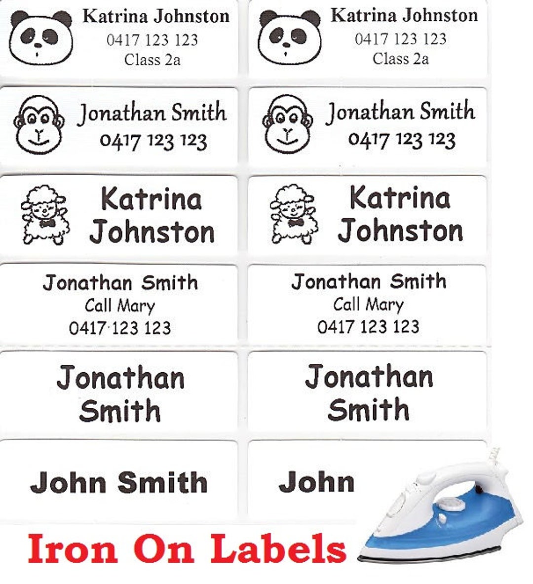 Etiquetas De Ropa Para Planchar Que Se Pueden Escribir ... | Cuotas Sin