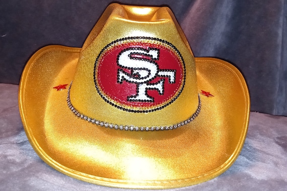 49ERS Sparkle and Bling Hat - Etsy