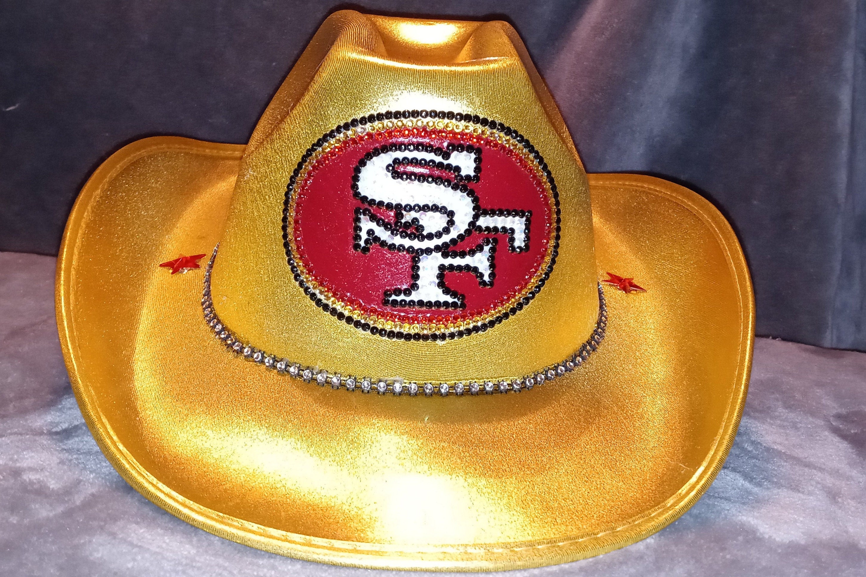 49ERS Sparkle and Bling Hat - Etsy