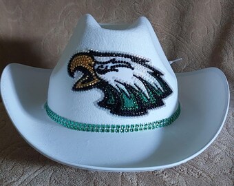 Blue Football Sparkle Hat Blue Football Sparkle Hat
