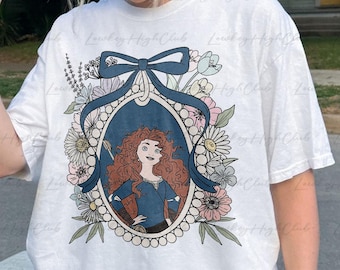 Brave Merida Coquette Shirt For Girls, Merida Flowers Epcot 2026 Shirt, Disney Mothers Day Outfit, Disneyland Family Trip Shirt, NVA365