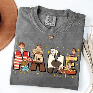 Customized Luca Disney Movie Shirt, Pixar Luca Characters Group Shirt, Alberto Gulia Machivelli, WDW Luca Monster Birthday Trip Shirt DTA043