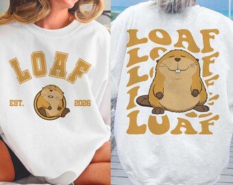 Disney Hoppers Loaf 2 Sided Shirt, Hoppers Lazy Beaver Loaf Shirt, Pixar Mabel Tanaka Best Friend Shirt, Disneyworld Vacation Family Shirt