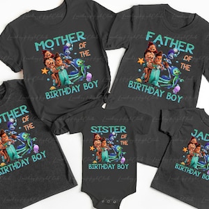 Personalized Luca Monsters Birthday Shirt, Disney Luca Birthday Boy Shirt, Luca Birthday Party Themed Shirt, WDW Sea Monsters Birthday Shirt