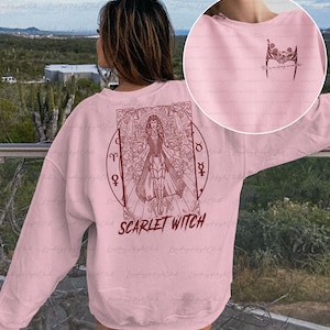 This Is Me Being Reasonable 2 Sided Sweatshirt, Scarlet Witch Reasonable Shirt, Wanda Maximoff, Multiverse Madness, WandaVision Shirt,MYA018