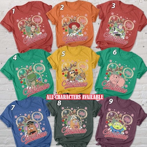 Disney Christmas Toy Story Shirt, Buzz And Woody Merry Christmas Lights Shirt, Pixar Toy Friends Shirt, WDW Holiday Friends Matching, BYA119
