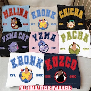 Emperor&#39;s New Groove Co 2000 Shirt, Kuzco Kronk Yzma Pacha, Emperors New Groove Shirt, Epcot Family Birthday Shirt, Disney Adventure Shirt