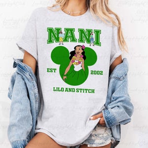 Nani Est 2002 Hawaii Shirt, Girly Hawaii Nani Shirt, Lilo Stitch Nani Shirt, Walt Disney Friends Shirt, Girly Tee For Disney Lover, BYA208-4