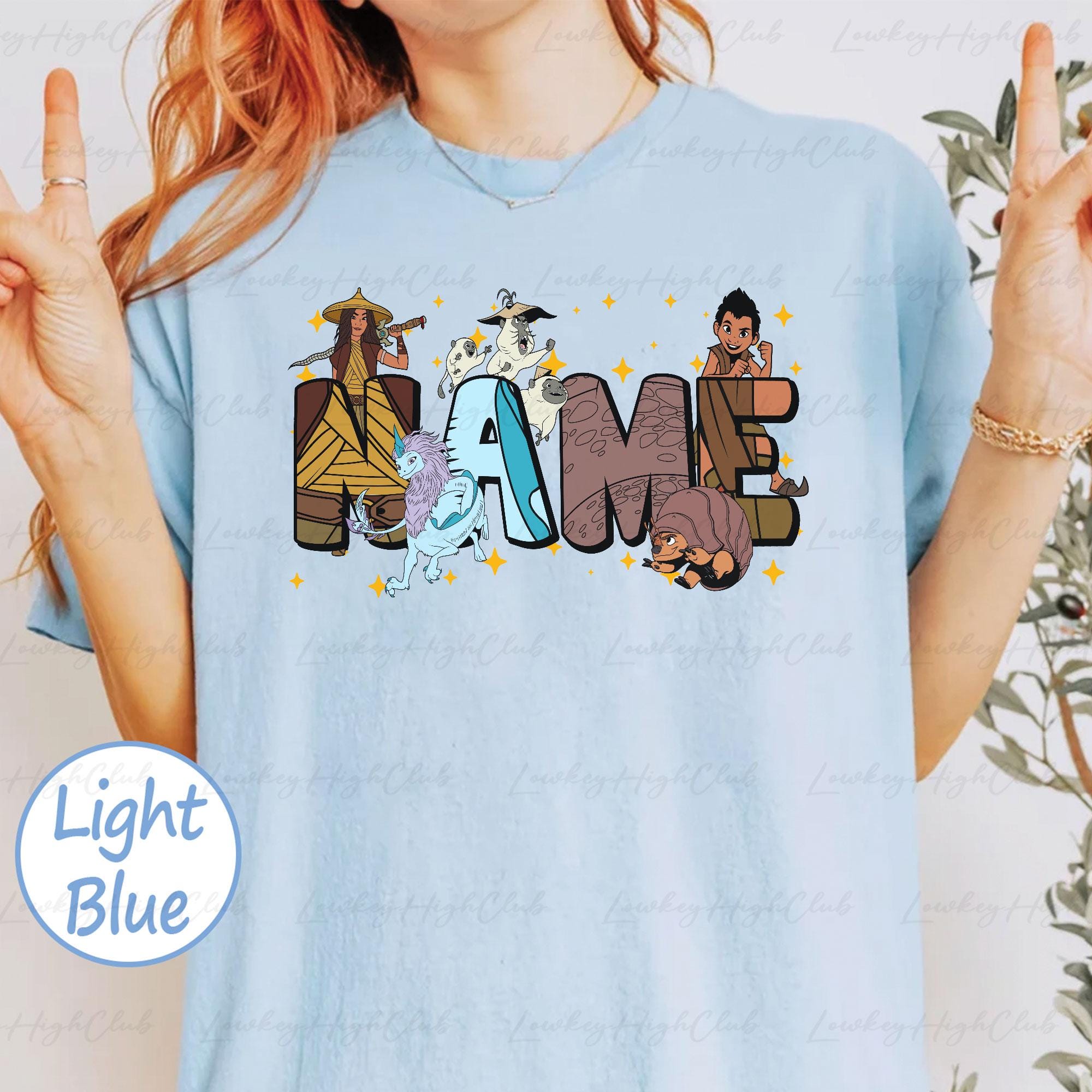 Princess Raya Custom Personalized Raya Last Dragon Shirt, Disney Princess Raya Girls Costume ...