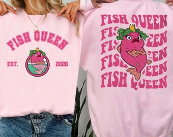 Pixar Fish Queen 2 Sided Sweatshirt, Hoppers Animal Council Group Shirt, Disney Hoppers Characters Shirt, Magic Kingdom Family Trip Matching