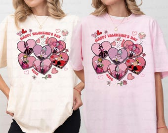 Villains Valentine Candy Heart Shirt, Happy Villaintine's Day Shirt, Disney Love XOXO Family Trip Shirt, Maleficent Yzma Ursula Evil Queen