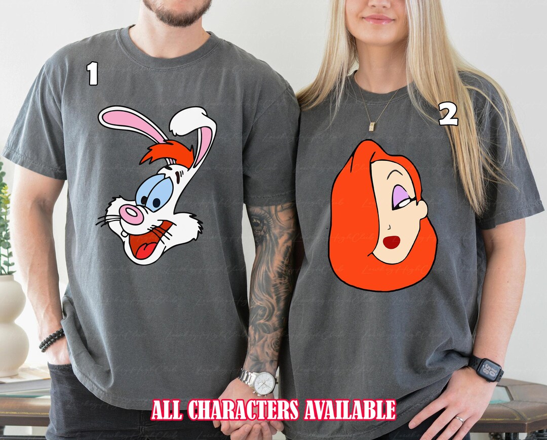 Who Framed Roger Rabbit Matching Shirt, Disney Roger Rabbit Shirt ...
