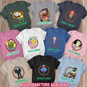 Retro Big City Greens All Team Shirt, Big City Greens Costume Shirt, Disney Channel Kids Adults Shirt, WDW Vacation 2025 Trip Shirt, BYA608