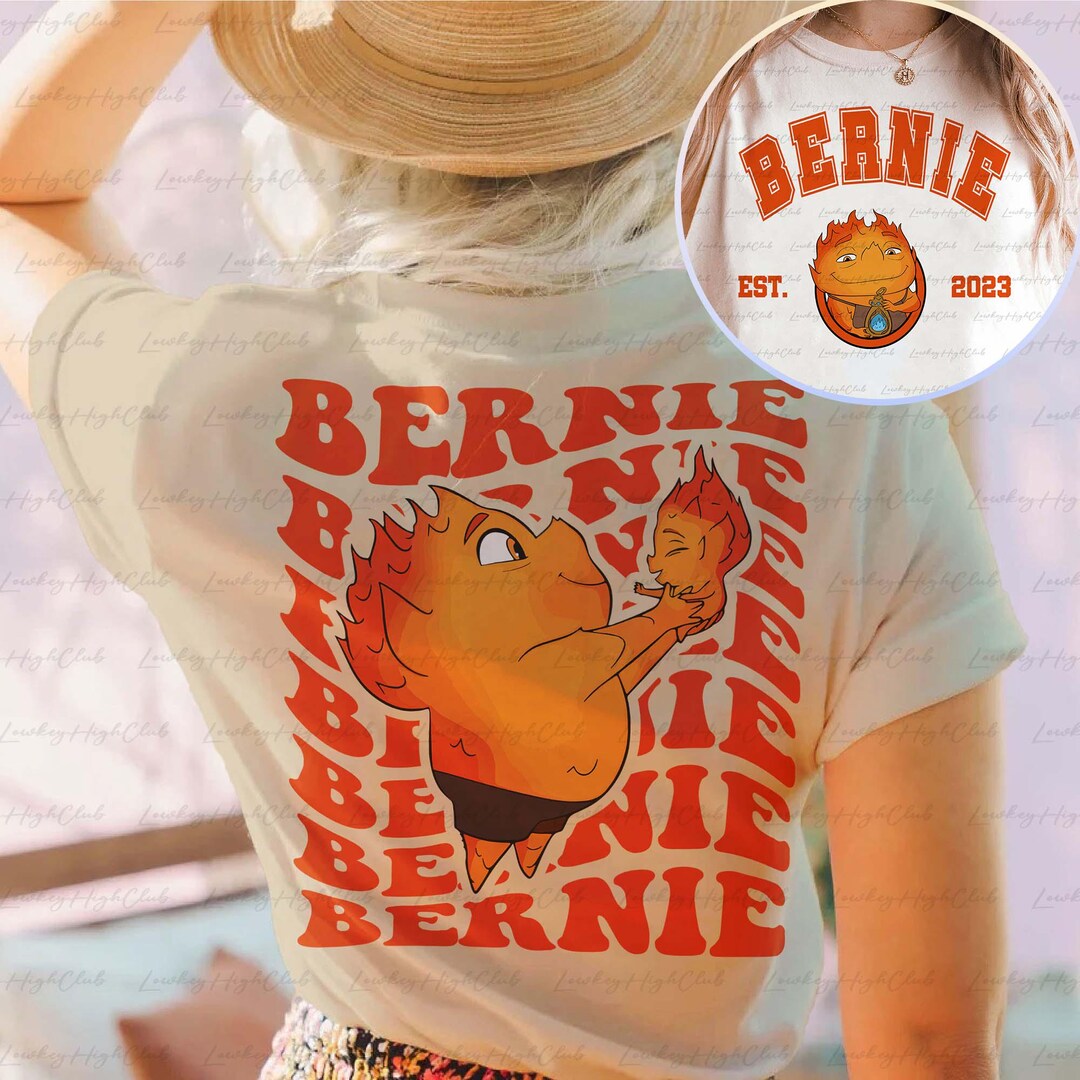 Bernie Elemental Movie Sided Shirt, Ember Wade Cloud Grale Shirt,  Elemental Characters Disney Shirt, Elemental Birthday Matching, MYA036 