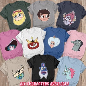 Star Vs The Forces Of Evil Disney Shirt, Star Forces Evil Characters Shirt, Disney Cartoon Shirt, Tom Lucito Star Butterfly Pony Head,BYA402