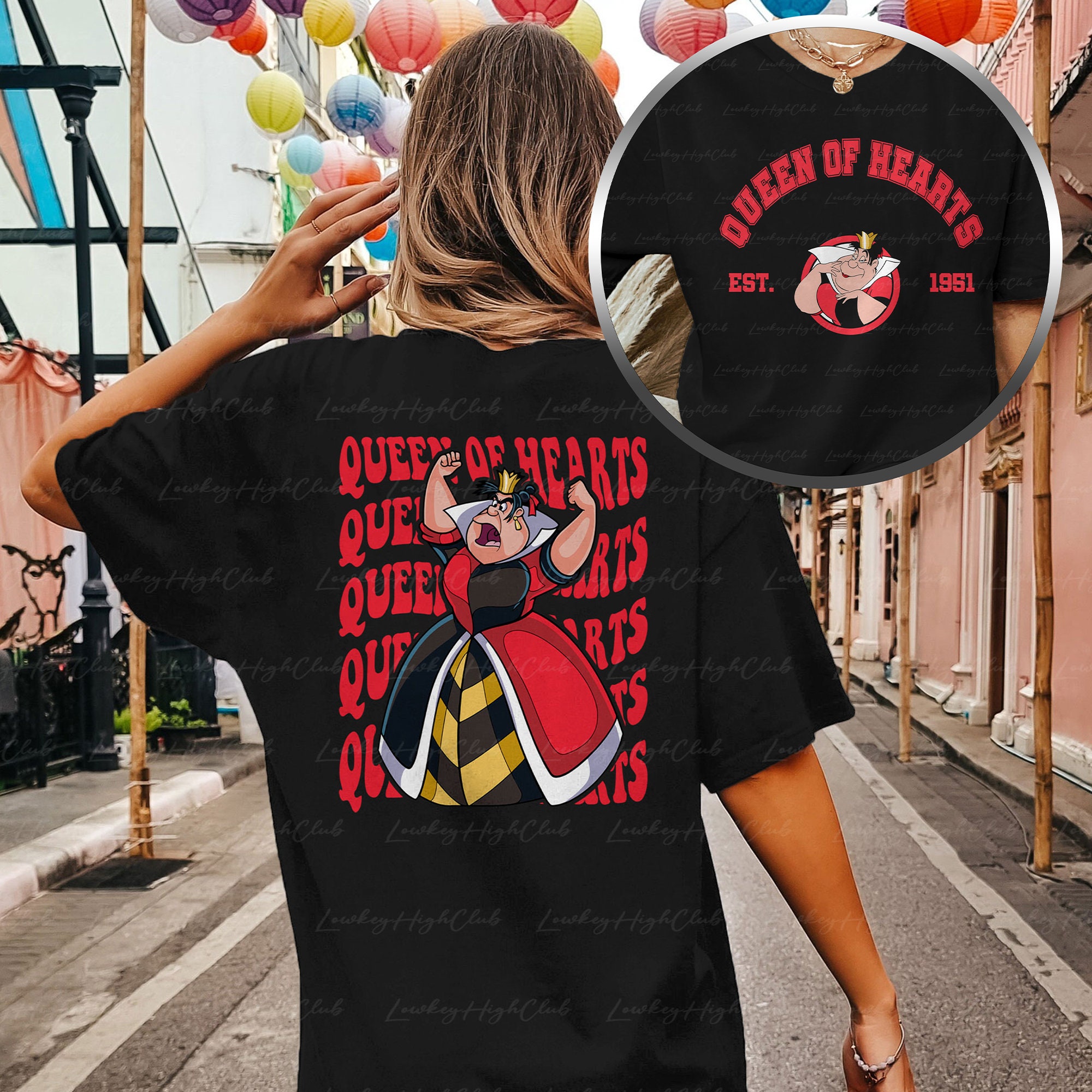disney queen of hearts shirt