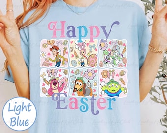 Easter Toy Story Group Shirt, Floral Easter Woody Team Shirt, Disney World Easter Shirt, Epcot Family Easter Tee, Easter WDW Shirt, NVA047-3