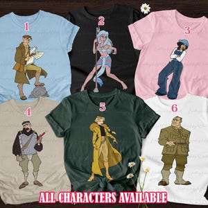 Atlantis The Lost Empire Group Shirt, Disney Atlantis Shirt, Disney Kida Nedakh Milo Thatch Helga Sinclair Tee, Disney Family Shirt, VTA117