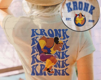 Kronk Emperor's New Groove 2 Sided Shirt, Yzma And Kronk Shirt, Emperors New Groove, Disneyland Trip Shirt, Epcot Kronk Squeaky Tee, MYA359