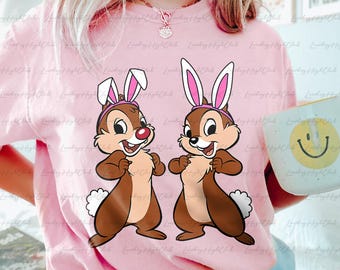 Disney Chip And Dale Easter 90s Shirt, Disney Easter Truck Shirt, Disney Happy Easter Bunny Shirt, Disney Easter Disneyland Shirt, MYA783