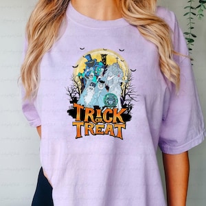 Disney Haunted Mansion Characters Shirt, Welcome Foolish Mortal Halloween Costume, Madame Leota Hitchhiking Ghosts, WDW Spooky Shirt, UPA445