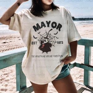 Disney Mayor Nightmare Christmas Shirt, Christmas Characters Shirt, Nightmare Squad 1973 Shirt, Mayor Christmas Shirt,Family Nightmare Shirt