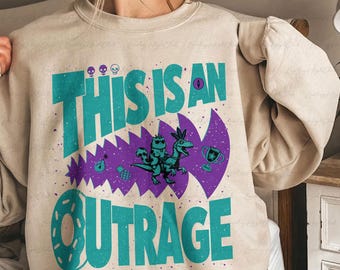 This Is An Outrage Sweatshirt, Dungeon Crawler Carl Shirt, Princess Donut Fantasy Shirt, LitRPG Gamer Hoodie, Book Lovers Gift Idea, MTB081