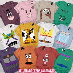 Disney Toy Story Cosplay Shirt, Pixar Toy Story Shirt, Woody Jessie Buzz, Disneyland Family Trip Shirt, Disney Birthday Party Outfit, NVA417