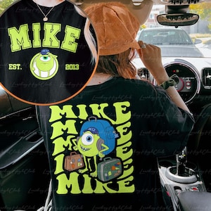 Mike Wazowski Monsters University 2 Sided Shirt, Monsters University Mike Shirt, Sulley Disney Shirt, Monsters Uni Epcot Park Shirt, MYA478