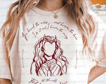 You Break the Rules Wanda Shirt, Wandavision Multiverse Madness Sweatshirt, Maximoff 1989 Shirt, Dr Strange, Scarlet Witch,MCU Shirt,MYA042