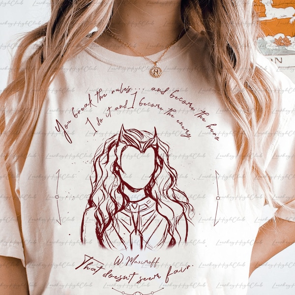 You Break the Rules Wanda Shirt, Wandavision Multiverse Madness Sweatshirt, Maximoff 1989 Shirt, Dr Strange Tee, Scarlet Witch,MCU Fan Shirt