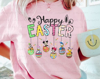 Disney Easter Mickey & Friends Shirt, Epcot Family Vacation Easter Eggs Shirt, Disney Bunny Shirt, Magic Kingdom, Disneyland Easter Outfits