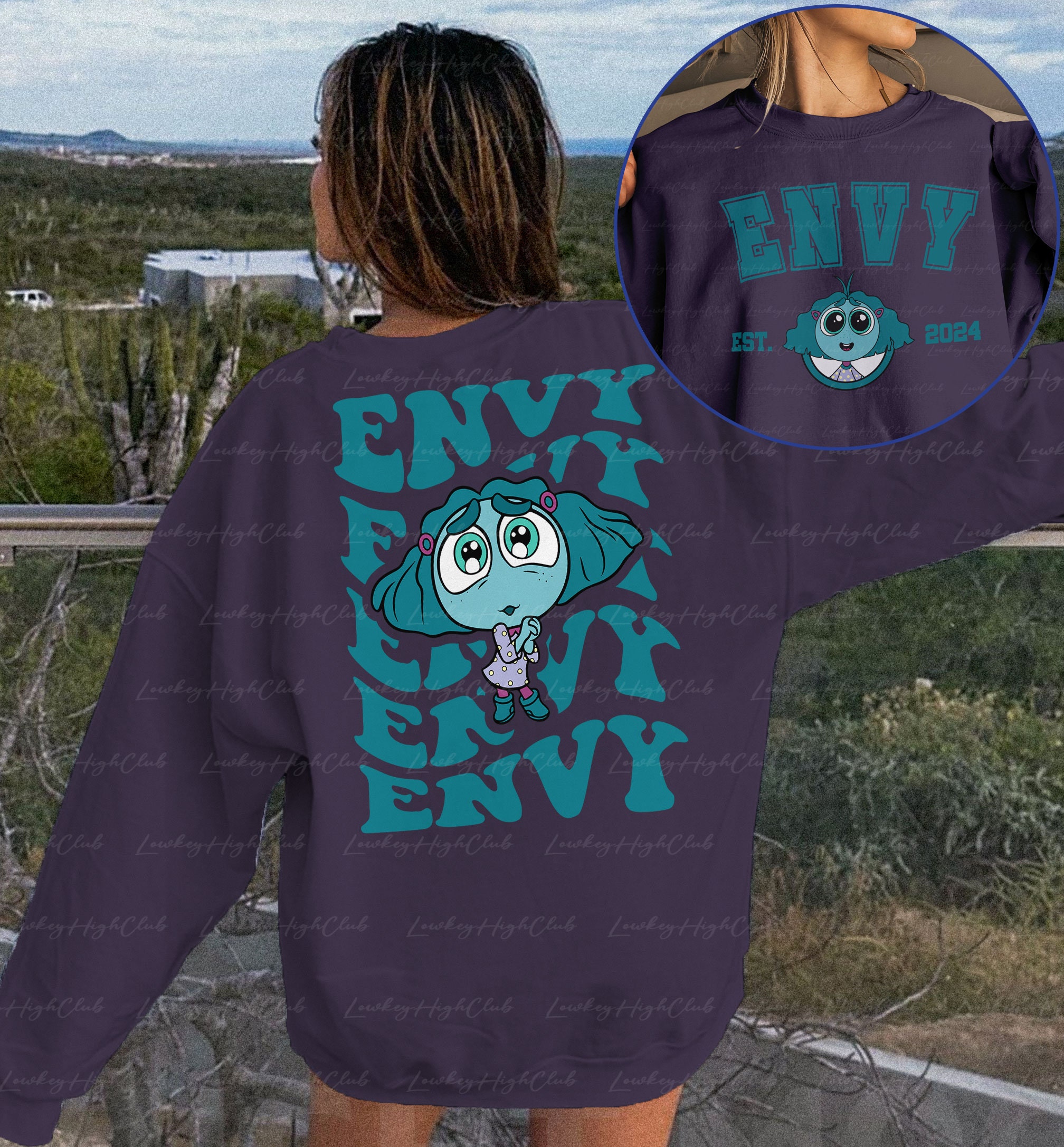 Envy Inside Out 2 Sided Shirt, Disney Envy Shirt, Inside Out
