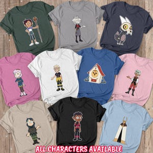 Disney The Owl House Matching Shirt, Hexside Owl House Shirt, School Of Magic And Demonics Shirt, Disney Owl House Birthday Outfits, BYA363